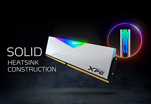 XPG DDR4 D50 RGB 16GB (2x8GB) 3200MHz PC4-25600 U-DIMM 288-Pins Desktop Memory CL16 Kit White (AX4U32008G16A-DW50)