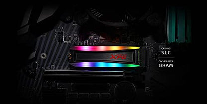 XPG S40G 1TB RGB 3D NAND PCIe Gen3x4 NVMe 1.3 M.2 2280 Internal SSD (AS40G-1TT-C)