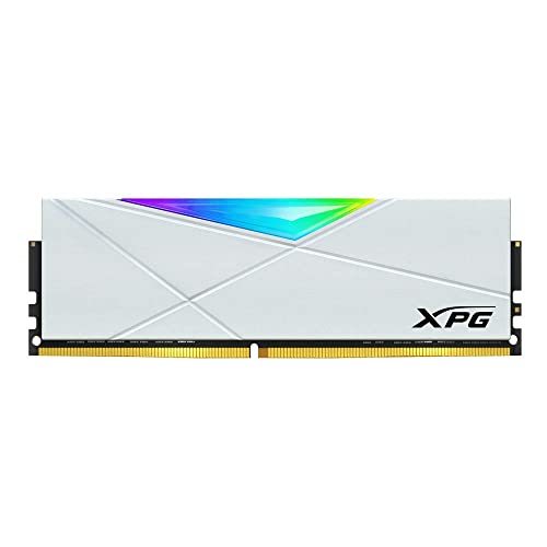 XPG DDR4 D50 RGB 16GB (2x8GB) 3200MHz PC4-25600 U-DIMM 288-Pins Desktop Memory CL16 Kit White (AX4U32008G16A-DW50)