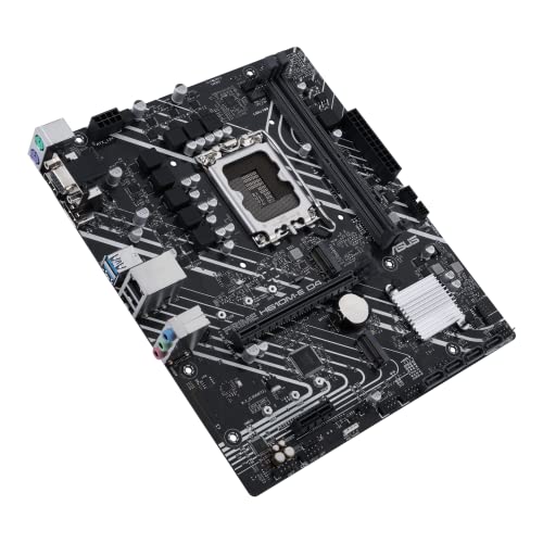 ASUS Prime H610M-E D4-CSM LGA 1700(Intel® 12th&13th Gen) mATX Commercial Motherboard (PCIe 4.0,DDR4,2xM.2 Slots,1Gb LAN,DisplayPort/HDMI/D-Sub,USB 3.2 Gen 1 Ports,COM Header, RGB Header,ACCE)