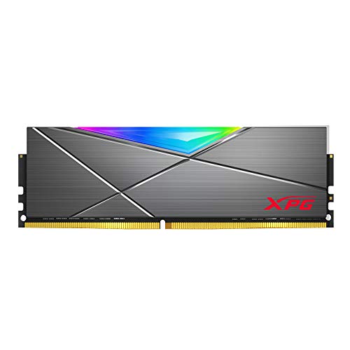 XPG DDR4 D50 RGB 16GB (2x8GB) 3200MHz PC4-25600 U-DIMM 288-Pins Desktop Memory CL16-20-20 Kit Grey (AX4U32008G16A-DT50)