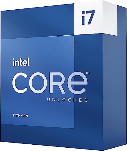 Intel Core i7-13700K Gaming Desktop Processor 16 cores (8 P-cores + 8 E-cores) with Integrated Graphics - Unlocked