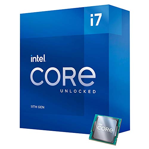 Intel® Core™ i7-11700K Desktop Processor 8 Cores up to 5.0 GHz Unlocked LGA1200 (Intel 500 Series & Select 400 Series Chipset) 125W