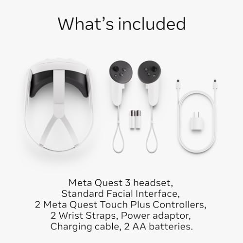 Meta Quest 3 128GB— Breakthrough Mixed Reality — Powerful Performance — Asgard’s Wrath 2 Bundle