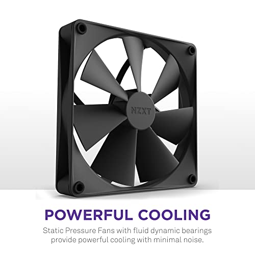 NZXT Kraken Elite 280 - RL-KN28E-B1- 280mm AIO CPU Liquid Cooler - Customizable 2.36" LCD Display for Images, Performance Metrics and More - High-Performance Pump - 2 x F140P Fans - Black