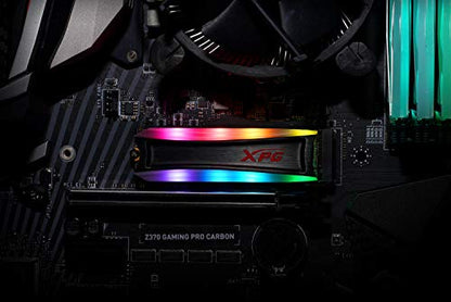 XPG S40G 2TB RGB 3D NAND PCIe Gen3x4 NVMe 1.3 M.2 2280 Internal SSD (AS40G-2TT-C)