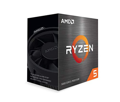 AMD Ryzen 5 5600X 6-core, 12-Thread Unlocked Desktop Processor with Wraith Stealth Cooler