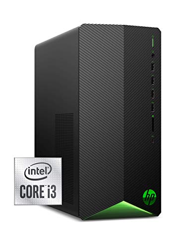 HP Pavilion Gaming Desktop, NVIDIA GeForce GTX 1650 Super, Intel Core i3-10100, 8 GB DDR4 RAM, 256 GB PCIe NVMe SSD Windows 10 Compact Tower Design (TG01-1022, 2020) (Renewed)