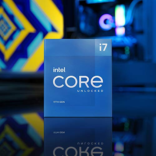 Intel® Core™ i7-11700K Desktop Processor 8 Cores up to 5.0 GHz Unlocked LGA1200 (Intel 500 Series & Select 400 Series Chipset) 125W