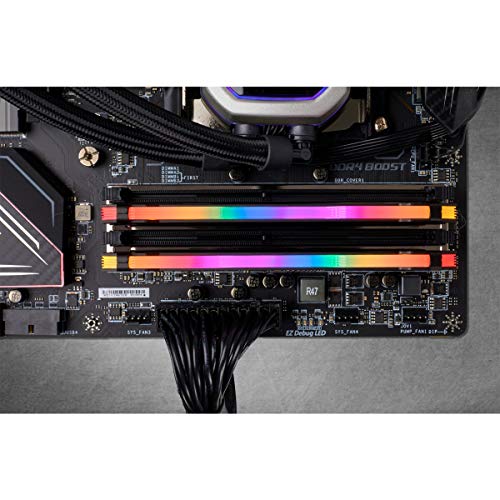 Corsair Vengeance RGB Pro 32GB (2x16GB) DDR4 3600 (PC4-28800) C18 AMD Optimized Memory – Black