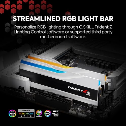 G.SKILL Trident Z5 RGB Series (Intel XMP 3.0) DDR5 RAM 32GB